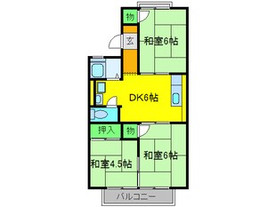 メゾンド－ル青葉の物件間取画像